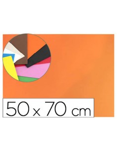 Goma eva liderpapel 50x70cm 60g m2 espesor 15mm naranja