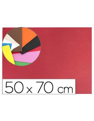 Goma eva liderpapel 50x70cm 60g m2 espesor 15mm rojo