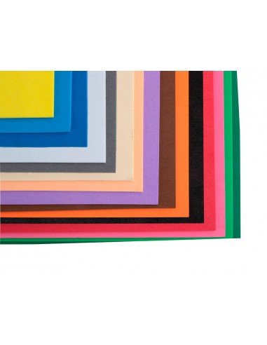 Goma eva liderpapel 50x70cm 60g m2 espesor 15mm rojo