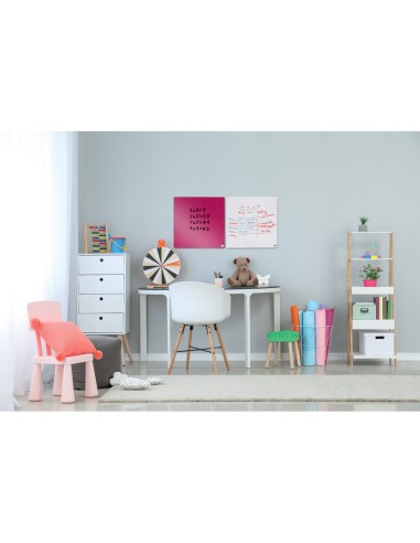 Pizarra nobo magnetica para el hogar color blanco 360x360 mm