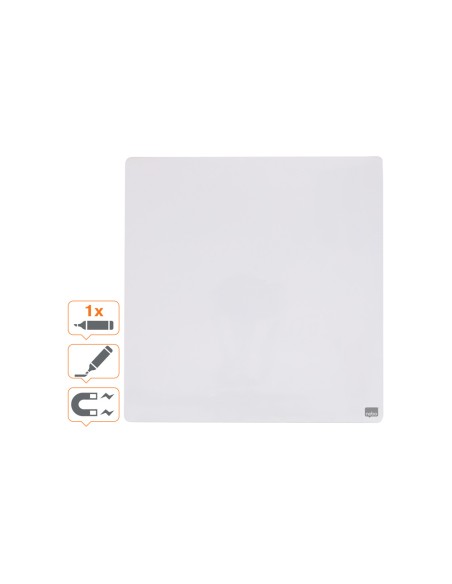 Pizarra nobo magnetica para el hogar color blanco 360x360 mm