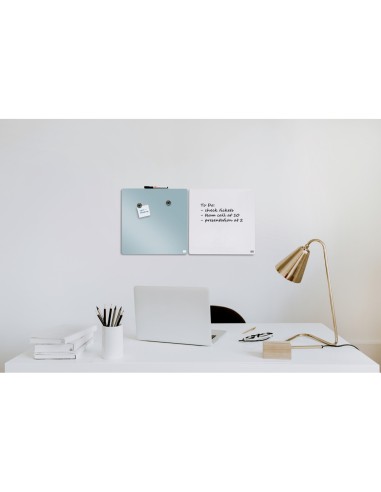 Pizarra nobo magnetica para el hogar color blanco 360x360 mm