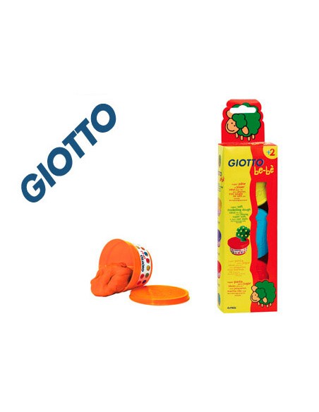 Pasta para modelar giotto bebe pack 3 colores surtidos dermatologicamente testada Pasta para modelar giotto bebe pack 3 colores surtidos dermatologicamente testada