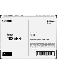 Canon T08 Negro Cartucho de Toner Original - 3010C006