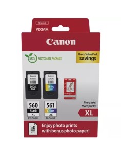 Canon PG560XL Negro + CL561XL Color Pack de 2 Cartuchos...