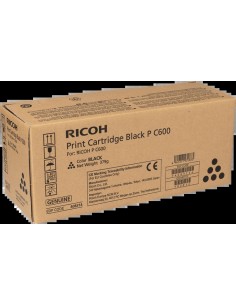 Ricoh PC600 Negro Cartucho de Toner Original - 408314/P...