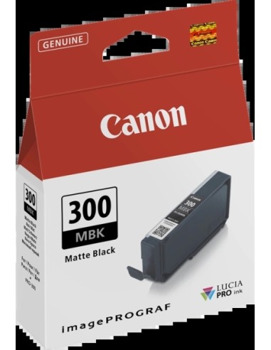 Canon PFI300 Negro Mate Cartucho de Tinta...