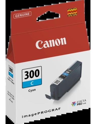 Canon PFI300 Cyan Cartucho de Tinta Original -...