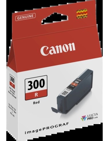 Canon PFI300 Rojo Cartucho de Tinta Original -...