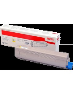 OKI C813 Amarillo Cartucho de Toner Original - 46471113