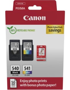 Canon PG540 Negro + CL541 Color Pack de 2 Cartuchos de...