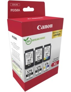 Canon PG575XL/CL576XL Multipack de 3 Cartuchos de Tinta...