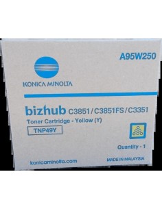 Konica Minolta TNP49 Amarillo Cartucho de Toner Original...