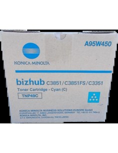 Konica Minolta TNP49 Cyan Cartucho de Toner Original -...
