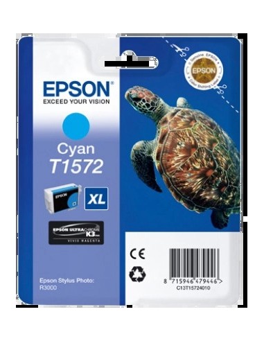 Epson T1572 Cyan Cartucho de Tinta Original - C13T15724010