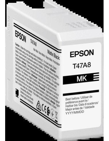 Epson T47A8 Negro Mate Cartucho de Tinta Original - C13T47A800