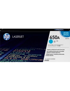HP CE271A Cyan Cartucho de Toner Original - 650A