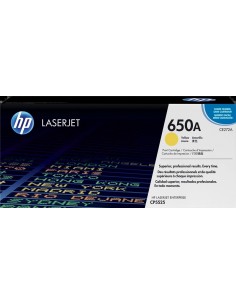 HP CE272A Amarillo Cartucho de Toner Original - 650A