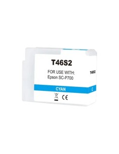 Epson T46S2 Cyan Cartucho de Tinta Pigmentada Generico -...