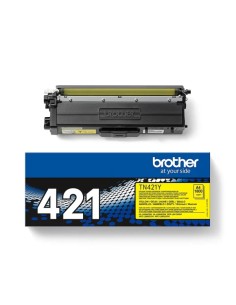 Brother TN421 Amarillo Cartucho de Toner Original - TN421Y