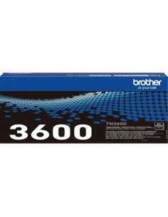 Brother TN3600 Negro Cartucho de Toner Original - TN3600