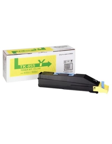 Kyocera TK855 Amarillo Cartucho de Toner Original - 1T02H7AEU0/TK855Y