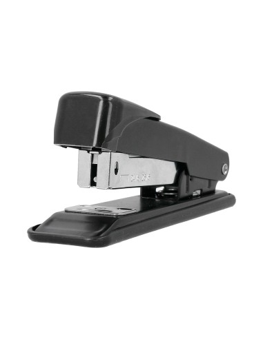 Grapadora greening metalica color negro capacidad 30 hojas usa grapas 24 6 y 26 6