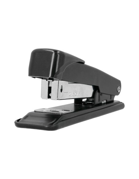 Grapadora greening metalica color negro capacidad 30 hojas usa grapas 24 6 y 26 6