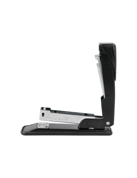 Grapadora greening metalica color negro capacidad 30 hojas usa grapas 24 6 y 26 6