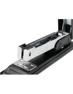 Grapadora greening metalica color negro capacidad 30 hojas usa grapas 24 6 y 26 6