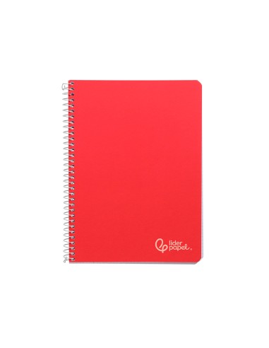 Cuaderno espiral liderpapel din a5 witty tapa dura 80h 90gr rayado montessori 35 mm colores surtidos