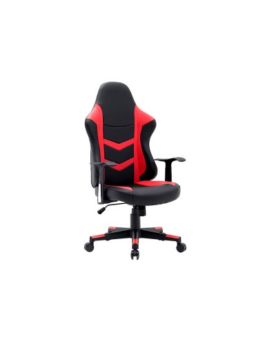 Silla q connect gaming orvieto simil piel base metalica alt max 1200 anc 650 prof 650 mm ruedas premium negro rojo