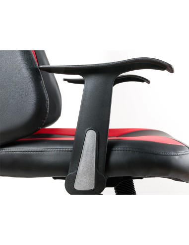 Silla q connect gaming orvieto simil piel base metalica alt max 1200 anc 650 prof 650 mm ruedas premium negro rojo