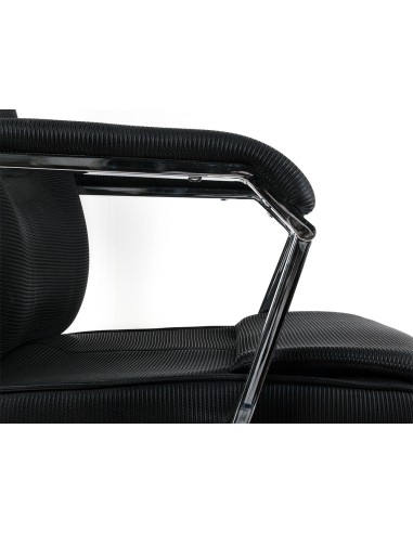 Silla q connect direccion ravenna malla base metalica alt max 1300 anc 670 prof 730 mm ruedas premium color negro