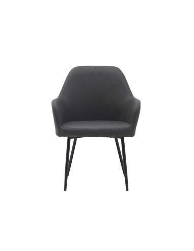 Silla q connect confidente siemione base metalica alt max 820 anc 570 prof 580 color gris oscuro
