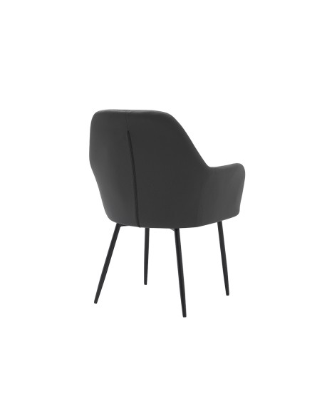 Silla q connect confidente siemione base metalica alt max 820 anc 570 prof 580 color gris oscuro Silla q connect confidente siemione base metalica alt max 820 anc 570 prof 580 color gris oscuro