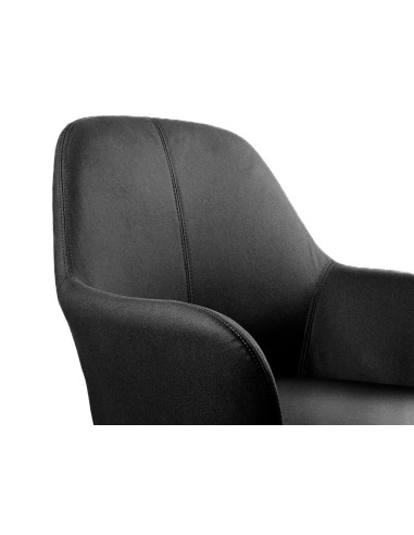 Silla q connect confidente siemione base metalica alt max 820 anc 570 prof 580 color gris oscuro