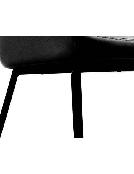 Silla q connect confidente siemione base metalica alt max 820 anc 570 prof 580 color gris oscuro Silla q connect confidente siemione base metalica alt max 820 anc 570 prof 580 color gris oscuro