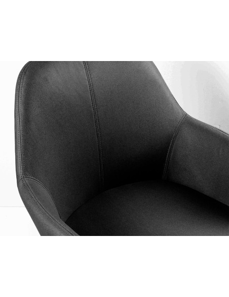 Silla q connect confidente siemione base metalica alt max 820 anc 570 prof 580 color gris oscuro Silla q connect confidente siemione base metalica alt max 820 anc 570 prof 580 color gris oscuro