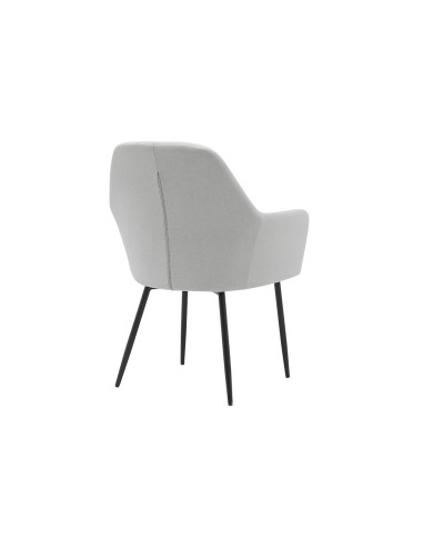 Silla q connect confidente siemione base metalica alt max 820 anc 570 prof 580 color gris claro