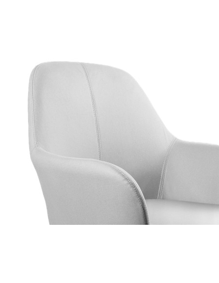 Silla q connect confidente siemione base metalica alt max 820 anc 570 prof 580 color gris claro Silla q connect confidente siemione base metalica alt max 820 anc 570 prof 580 color gris claro
