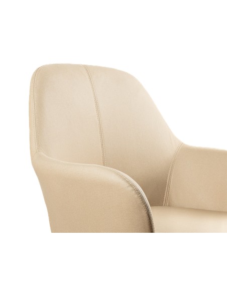 Silla q connect confidente siemione base metalica alt max 820 anc 570 prof 580 color marron arena Silla q connect confidente siemione base metalica alt max 820 anc 570 prof 580 color marron arena