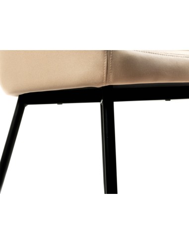 Silla q connect confidente siemione base metalica alt max 820 anc 570 prof 580 color marron arena