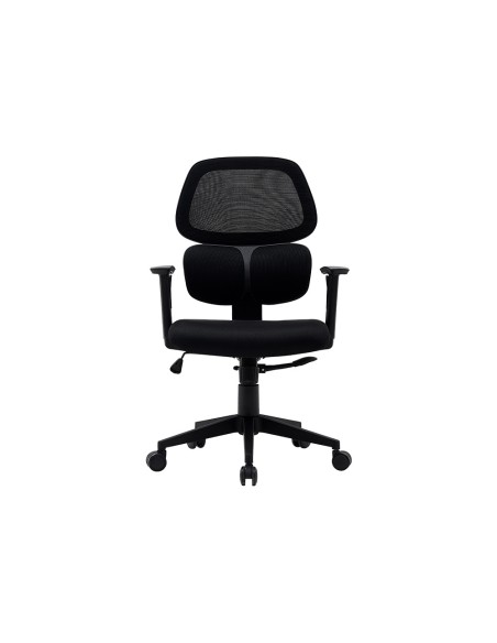 Silla q connect oficina ancona malla base metalica alt max 1110 anc 660 prof 590 ruedas premium color negro Silla q connect oficina ancona malla base metalica alt max 1110 anc 660 prof 590 ruedas premium color negro