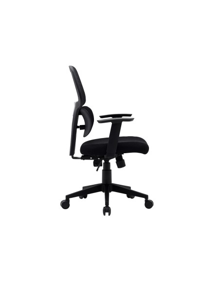 Silla q connect oficina ancona malla base metalica alt max 1110 anc 660 prof 590 ruedas premium color negro Silla q connect oficina ancona malla base metalica alt max 1110 anc 660 prof 590 ruedas premium color negro