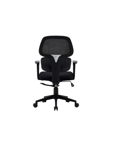 Silla q connect oficina ancona malla base metalica alt max 1110 anc 660 prof 590 ruedas premium color negro
