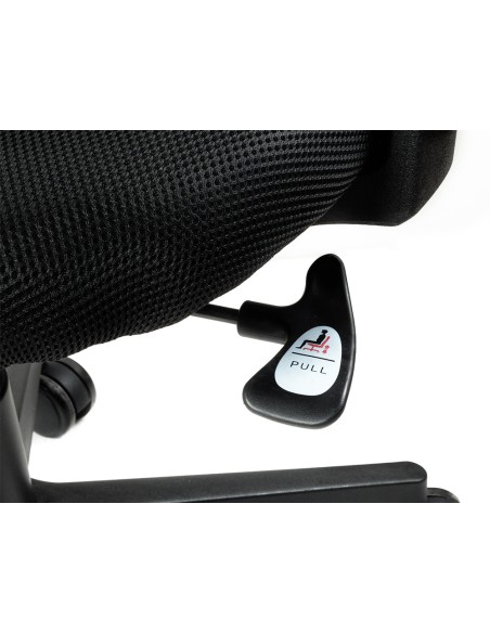 Silla q connect oficina ancona malla base metalica alt max 1110 anc 660 prof 590 ruedas premium color negro Silla q connect oficina ancona malla base metalica alt max 1110 anc 660 prof 590 ruedas premium color negro