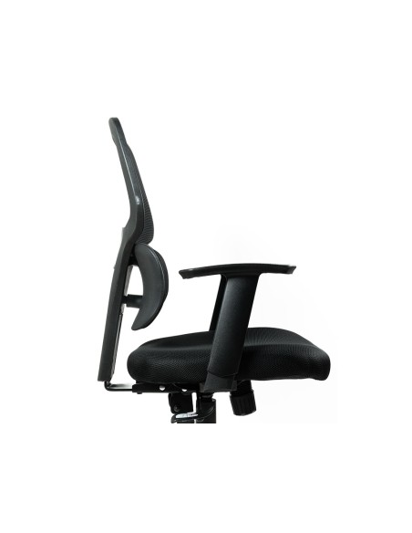 Silla q connect oficina ancona malla base metalica alt max 1110 anc 660 prof 590 ruedas premium color negro Silla q connect oficina ancona malla base metalica alt max 1110 anc 660 prof 590 ruedas premium color negro