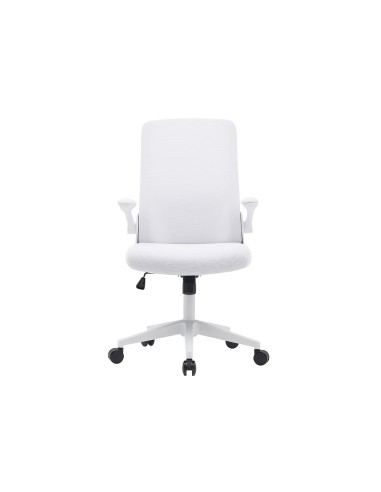 Silla q connect oficina alba malla base metalica alt max 1110 anc 610 prof 580 ruedas premium color blanco