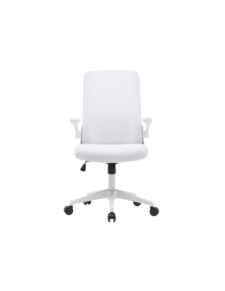 Silla q connect oficina alba malla base metalica alt max 1110 anc 610 prof 580 ruedas premium color blanco Silla q connect oficina alba malla base metalica alt max 1110 anc 610 prof 580 ruedas premium color blanco